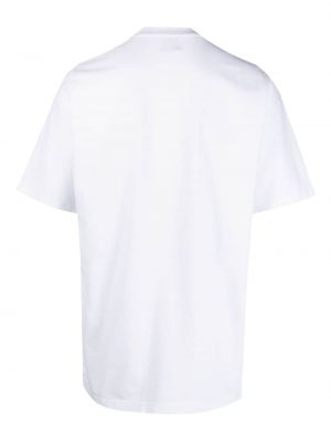 Bavlněné tričko se srdcovým vzorem Arte bílé