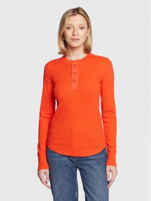 Блуза slim Lauren Ralph Lauren оранжево