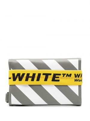 Stripete lommebok Off-white