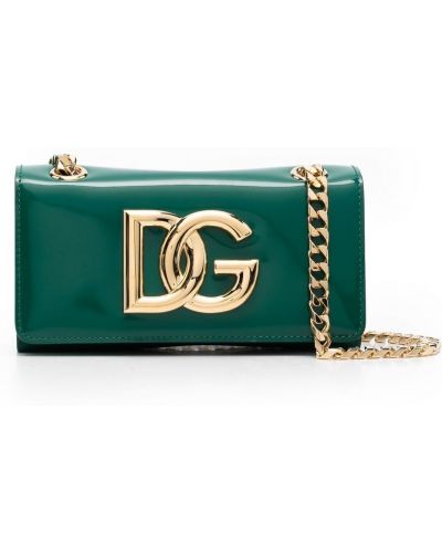Кожаная на плечо сумка Dolce & Gabbana