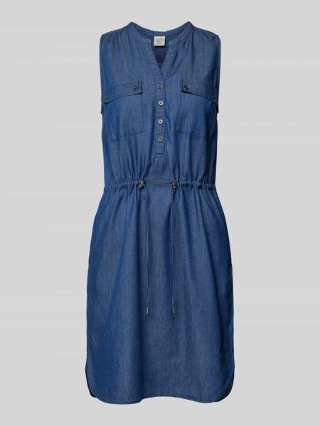 Sukienka mini z wiskozy Ragwear niebieska