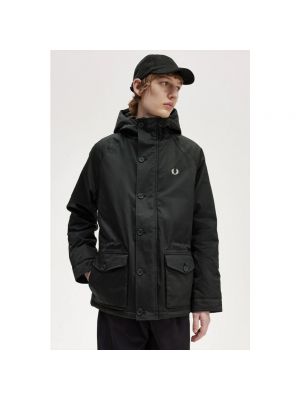 Parka Fred Perry zielona
