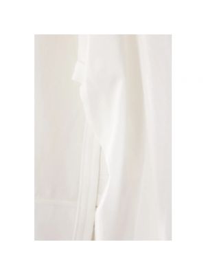 Blusa de algodón Yohji Yamamoto blanco