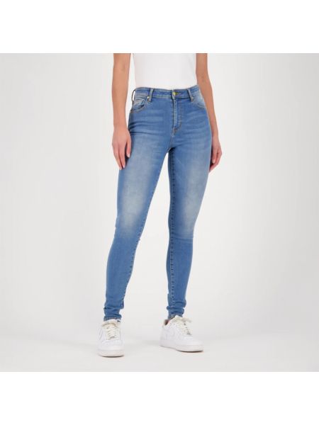 High waist stretch-jeans Raizzed blau