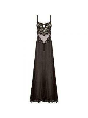 Sukienka długa koronkowa Dolce And Gabbana czarna