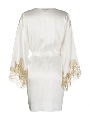Robe avec perles en dentelle Gilda & Pearl blanc