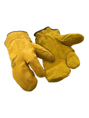 Кожаные перчатки Refrigiwear золотые