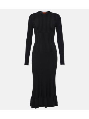 Μάξι φόρεμα από ζέρσεϋ Altuzarra μαύρο