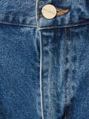 Bavlněné džíny relaxed fit Goldsign modré