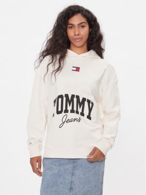 Oversize анцуг Tommy Jeans бяло