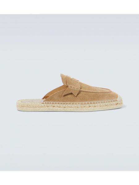 Mokka espadrillot Christian Louboutin ruskea