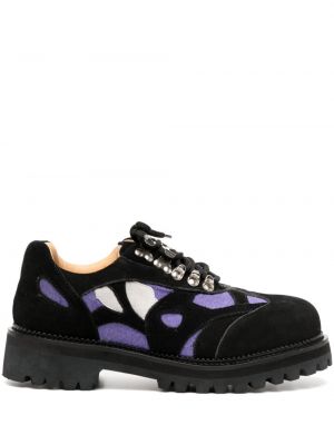 Pantofi cu șireturi din piele de căprioară din dantelă Kidsuper