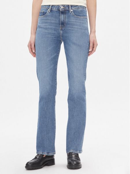 Jeans skinny slim large Tommy Hilfiger bleu