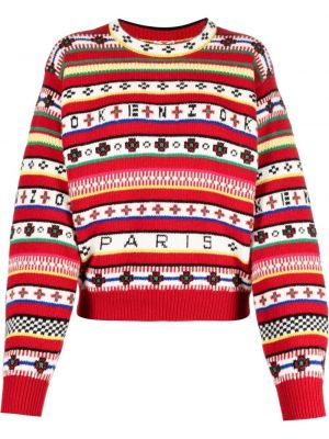 Пуловер Kenzo червено