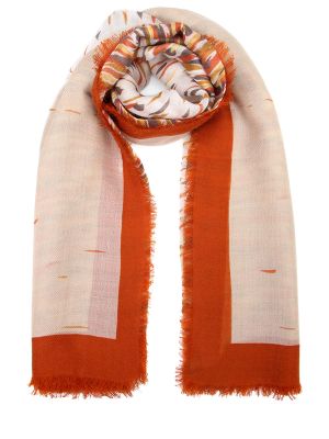 Бежевый кашемировый шарф Loro Piana