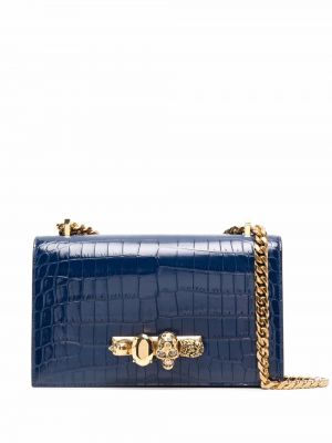 Borsa a tracolla Alexander Mcqueen blu