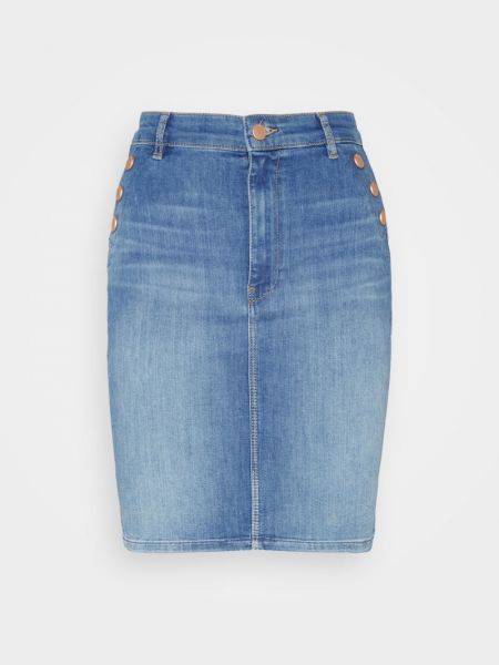 Spódnica jeansowa Guess niebieska