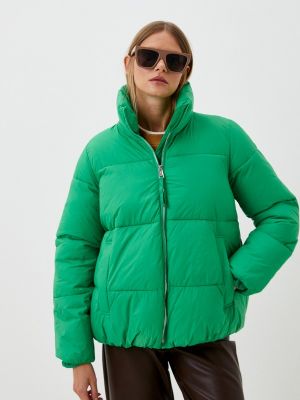 Утепленная демисезонная куртка W.sharvel зеленая