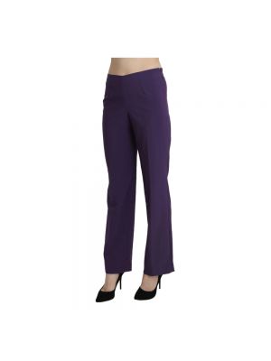 Pantalones rectos de algodón Bencivenga violeta