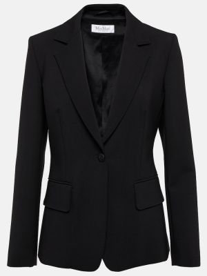 Blazer di lana Max Mara nero