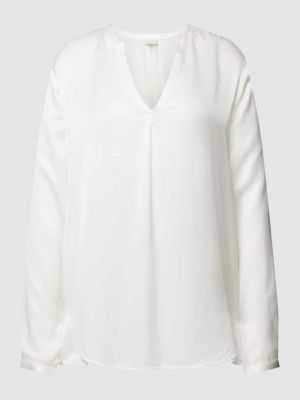 Bluzka z wiskozy plisowana Milano Italy biała