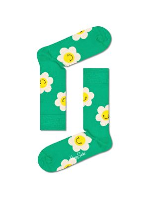 Térdzokni Happy Socks zöld