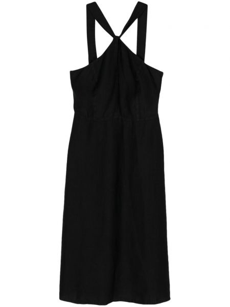 Lněné šaty 120% Lino černé