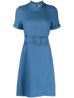 Tvídové midi šaty Jane modré