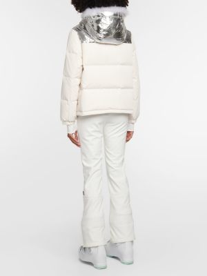 Puhasta smučarska jakna Yves Salomon srebrna