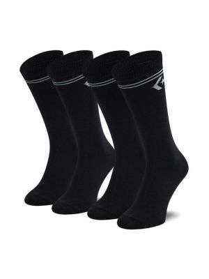 Ψηλές κάλτσες Converse μαύρο