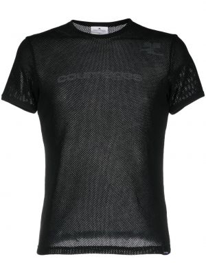 T-shirt Courrèges noir