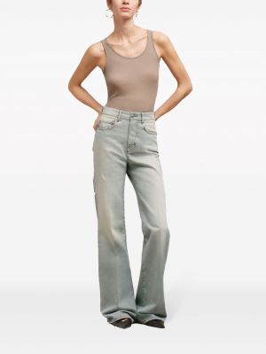 Jeans aus baumwoll ausgestellt Ami Paris grau