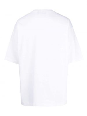 Kokvilnas t-krekls ar apdruku Five Cm balts