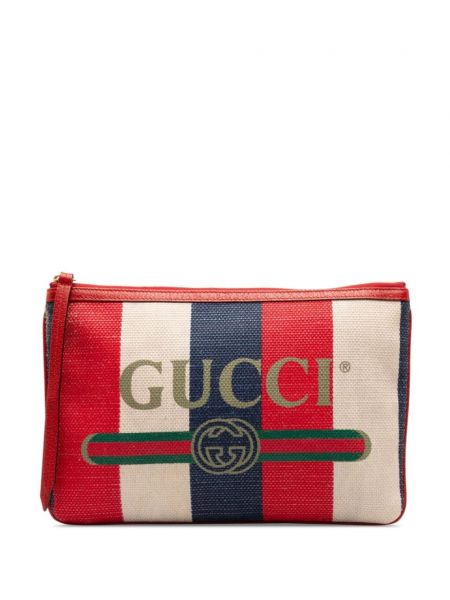 Listová kabelka Gucci Pre-owned červená