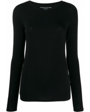 Pullover mit rundem ausschnitt Majestic Filatures schwarz