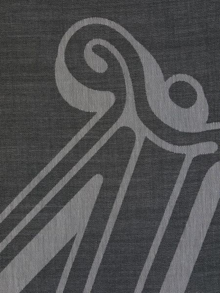 Žakárový šál Max Mara šedý