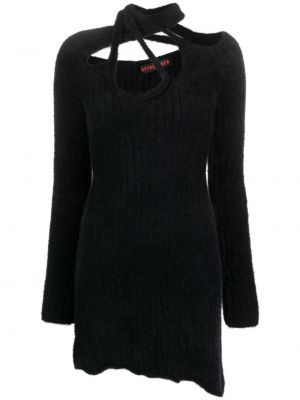Asymetrické šaty Ottolinger černé