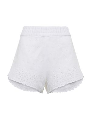 Bombažne kratke hlače Dolce&gabbana bela