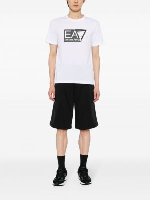 Bavlněné tričko s potiskem Ea7 Emporio Armani