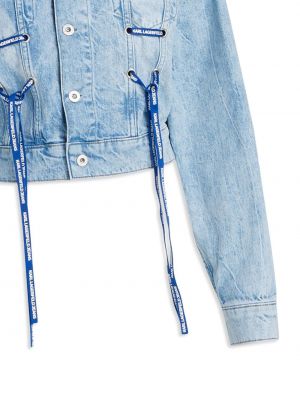 Džinsa jaka Karl Lagerfeld Jeans zils