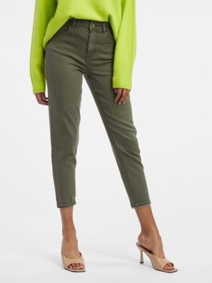 Slim fit kitsa lõikega teksapüksid Orsay roheline