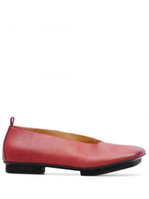 Кожени ниски обувки Uma Wang червено