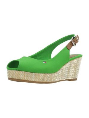 Sandály Tommy Hilfiger zelené