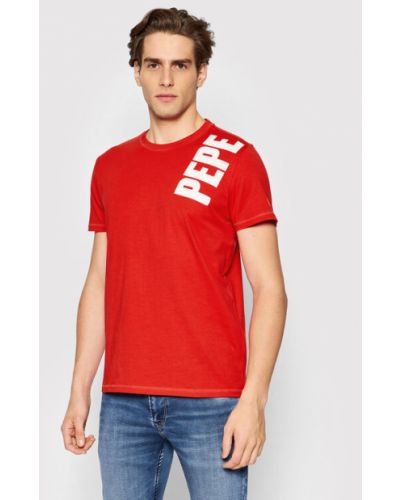 Polo slim Pepe Jeans rouge