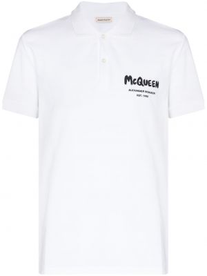 Polo majica Alexander Mcqueen bijela
