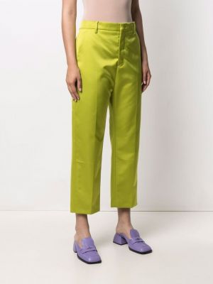Rovné kalhoty Nº21 zelené
