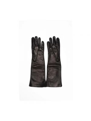Rękawiczki Bottega Veneta czarne
