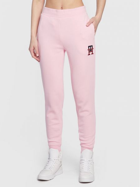 Спортивные штаны Tommy Hilfiger розовые