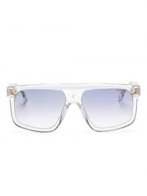 Okulary przeciwsłoneczne gradientowe z kryształkami Carrera złote