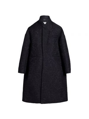 Płaszcz bawełniany oversize Maison Margiela czarny